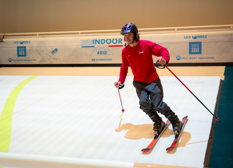 Moniteur ski indoor